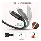 Cable Micro USB 1HORA CAB248 – 1 Metro | Carga Rápida 2.4A y Transferencia Estable