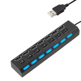 Concentrador HUB USB de 7 Puertos EV37U | Expansión Rápida y Compacta