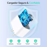 Cargador PD iPhone 20W Lightning a Tipo C – 1HORA GAR154
