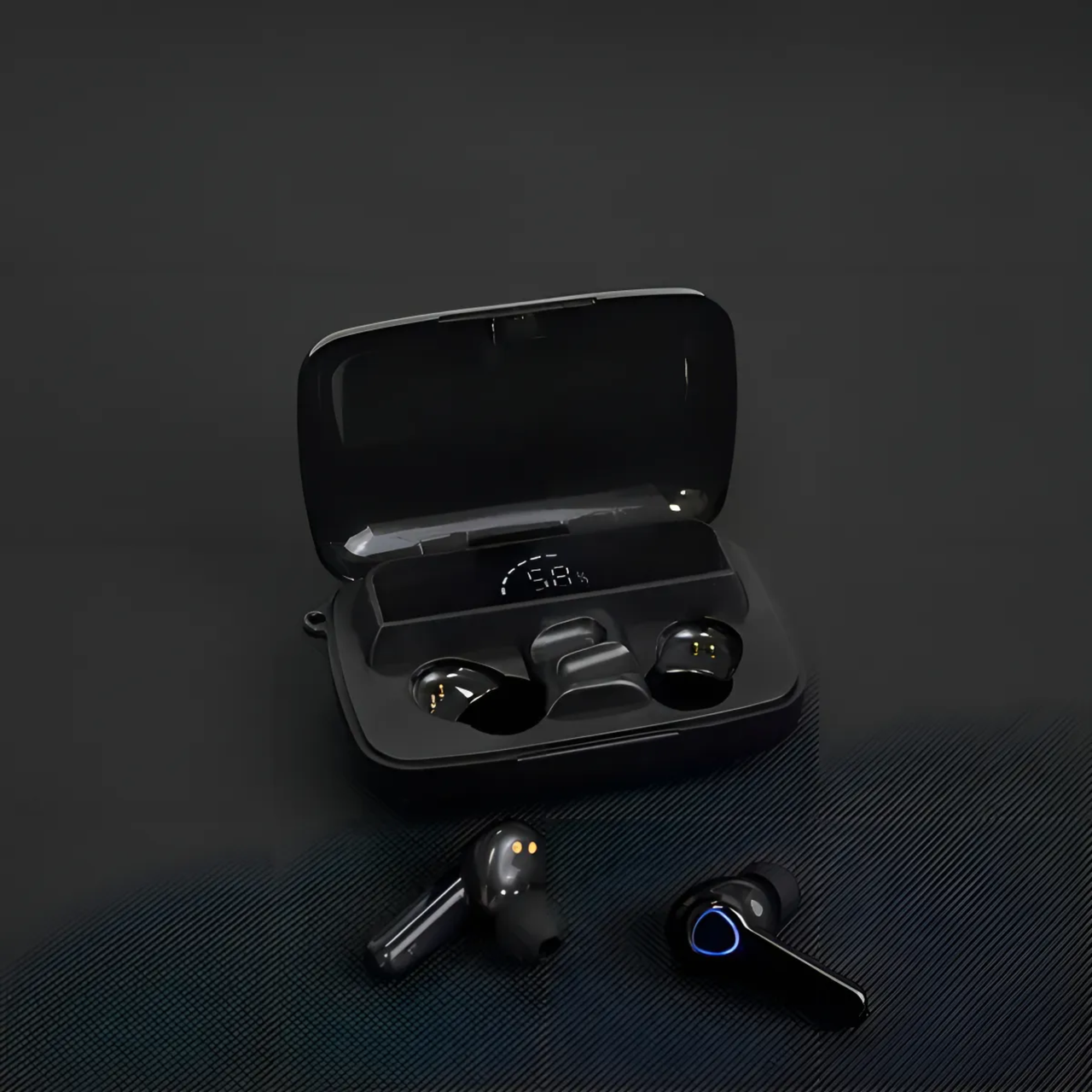 Audífonos Inalámbricos Bluetooth M19 con Power Bank y Pantalla LED