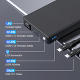 Batería Portátil 10 000 mAh 22.5 W – 1Hora