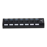 Concentrador HUB USB de 7 Puertos EV37U | Expansión Rápida y Compacta