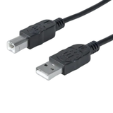 Cable USB Manhattan para Impresora 3 Metros – Alta Velocidad y Alta Durabilidad