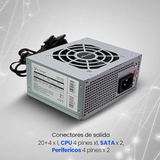 Fuente de Poder Vorago 500W – Rendimiento Estable y Confiable