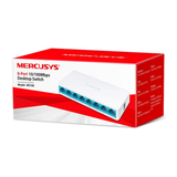 Switch Mercusys MS108 – 8 Puertos Fast Ethernet 10/100 Mbps