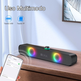 Bocina Bluetooth 1 Hora BOC241 – Potencia Compacta y Sonido Nítido