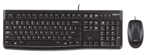 KIT LOGITECH MK120 TECLADO Y MOUSE ALAMBRICO USB