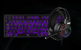 KIT GAMER XZEAL MOUSE TECLADO MOUSEPAD AUDIF NEGRO XST-200