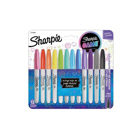 MARCADOR SHARPIE GAME SET 12 PZS