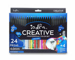 SET COLORES PROFESIONALES INDRA CREATIVE 24PZS