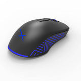 MOUSE GAMER XZEAL LED 4800 DPI 7 BOTONES NEGRO XST-400