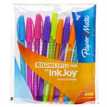 PAQUETE BOLIGRAFO KILOMETRICO INKJOY COLORES CON 10 PZS PUNTA MEDIA