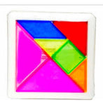 JUEGO DIDACTICO TANGRAM DE PLASTICO PZA