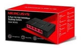 SWITCH ESCRITORIO MERCUSYS 5PTOS GIGA PLUG & PLAY