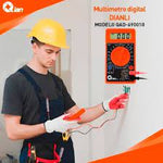 MULTIMETRO DIGITAL QIAN QAD-690010 LCD 3 1/2 DIGITOS 108gr