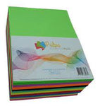 PAQUETE DE HOJA DE COLOR NEON 1000HJS  COLORS PLUS 4.95kg