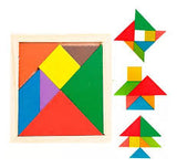 JUEGO DIDACTICO TANGRAM DE MADERA PZA