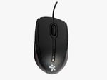 MOUSE STYLOS ALAMBRICO COLOR NEGRO 3 BOTONES USB