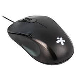 MOUSE STYLOS ALAMBRICO COLOR NEGRO 3 BOTONES USB