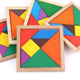 JUEGO DIDACTICO TANGRAM DE MADERA PZA