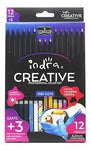 SET COLORES PROFESIONALES INDRA CREATIVE 12 PZS IND0275